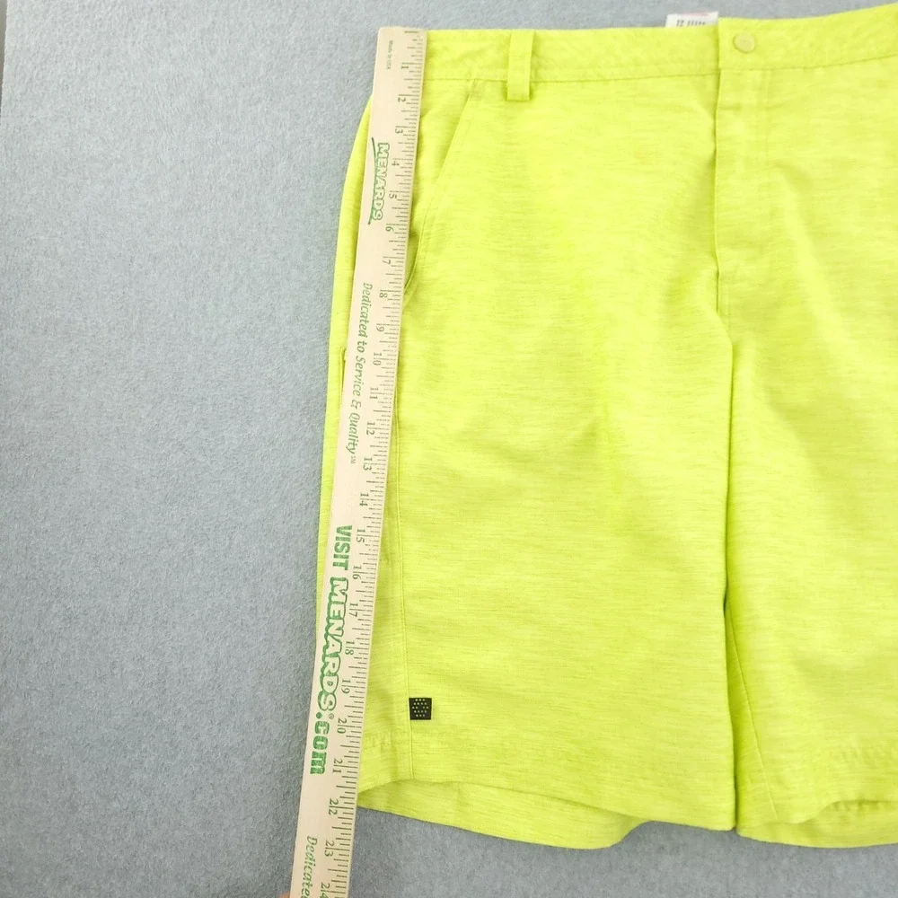 Puma Shorts Mens 36 Yellow Solid Performance Microfiber Chino 11